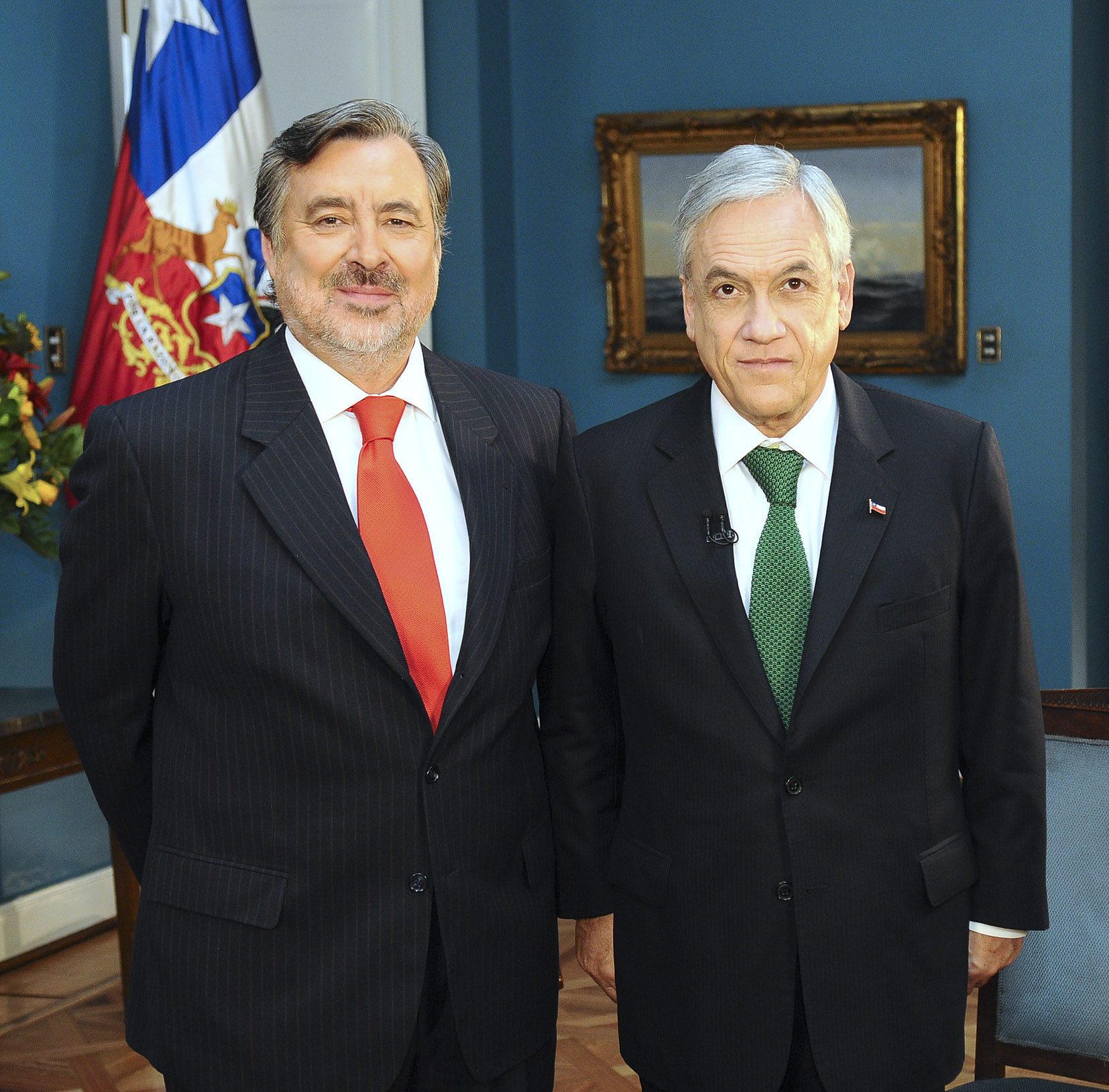 Chile: Präsidentschaftskandidaten Alejandro Guillier und Sebastián Piñera - Foto: Rec79