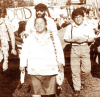 Bolivien: Domitila Chungara und Victor Montoya marschieren in Stockholm 1980.