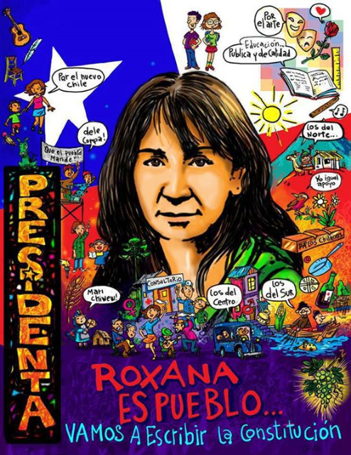 Chile: Präsidentschaftskandidatin Roxana Miranda von der Partido Igualidad - Foto: RoxanaMiranda.cl