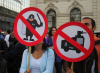 Chile: Demonstranten gegen Gewalt - Foto: Quetzal-Redaktion, cs