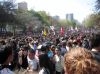 Chile: Demonstrationszug der Marcha Acto Cultural - Foto: Quetzal-Redaktion, cs