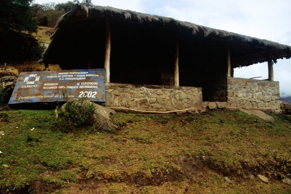 Das Kassenhaus von Choquequirao im Jahr 2003... - Foto: Quetzal-Redaktion, ssc