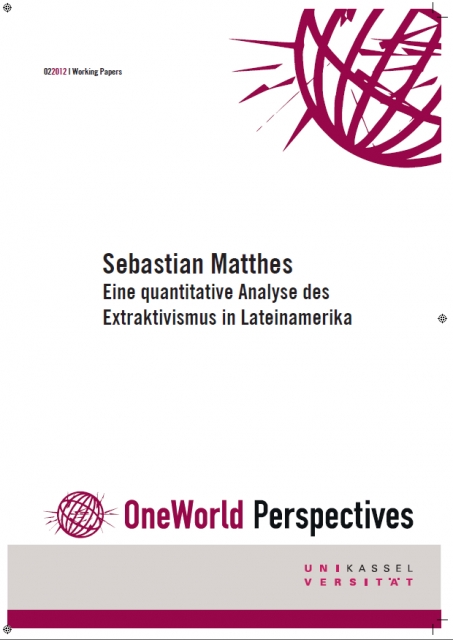 Gelesen: Sebastian Matthes: Extraktivismus in Lateinamerika - Foto: Buchcover