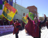 Bolivien: Bild von einer Demonstration, Foto: Quetzal-Redaktion, mp
